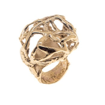 ANILLO REDES DE EMOCIÓN FILI PLAZA ORO