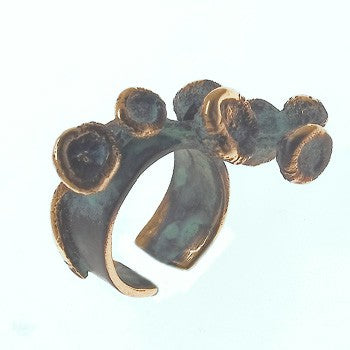 ANILLO SEMILLAS DE LA VIDA VERDE FILI PLAZA