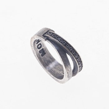 anillo sewing negro
