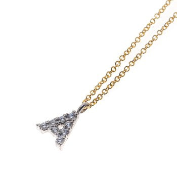 COLGANTE DE BRILLANTES LETRA A