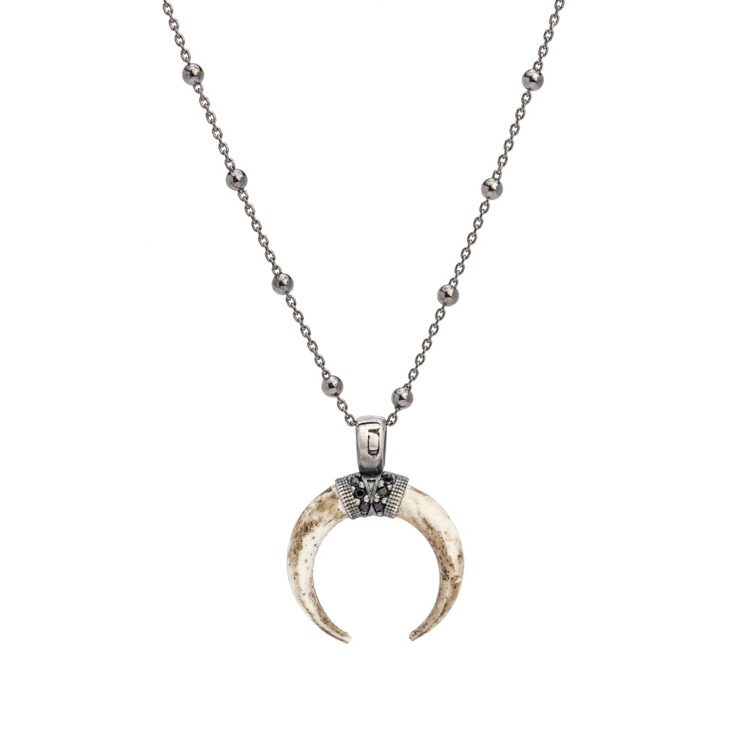 colgante raive white horn small