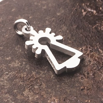 COLGANTE VIRGEN ORO BLANCO P