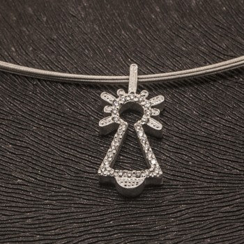 COLGANTE VIRGEN DIAMANTES