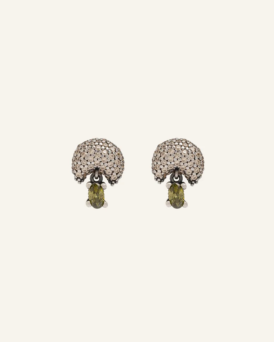 PENDIENTES ADANA GOUTTE VERT