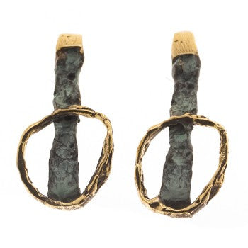 PEDIENTES MUNDOS VERDE FILI PLAZA