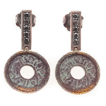 PENDIENTE BALI LONG BRONCE