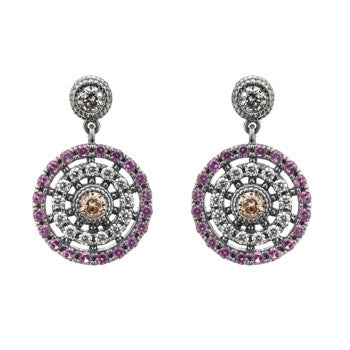 pendiente circulo colores