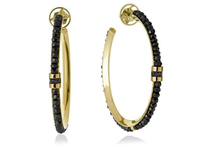 pendientes ada dorado en plata dorada