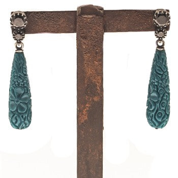 PENDIENTES BAROQUE LONG OCEAN