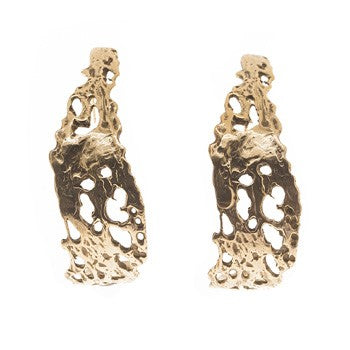 PENDIENTES CALADOS BRONCE FILI PLAZA