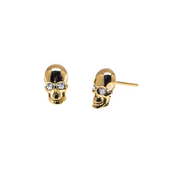 PENDIENTES CALAVERA ORO