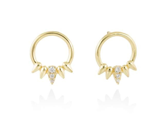 pendientes circulo pinchos