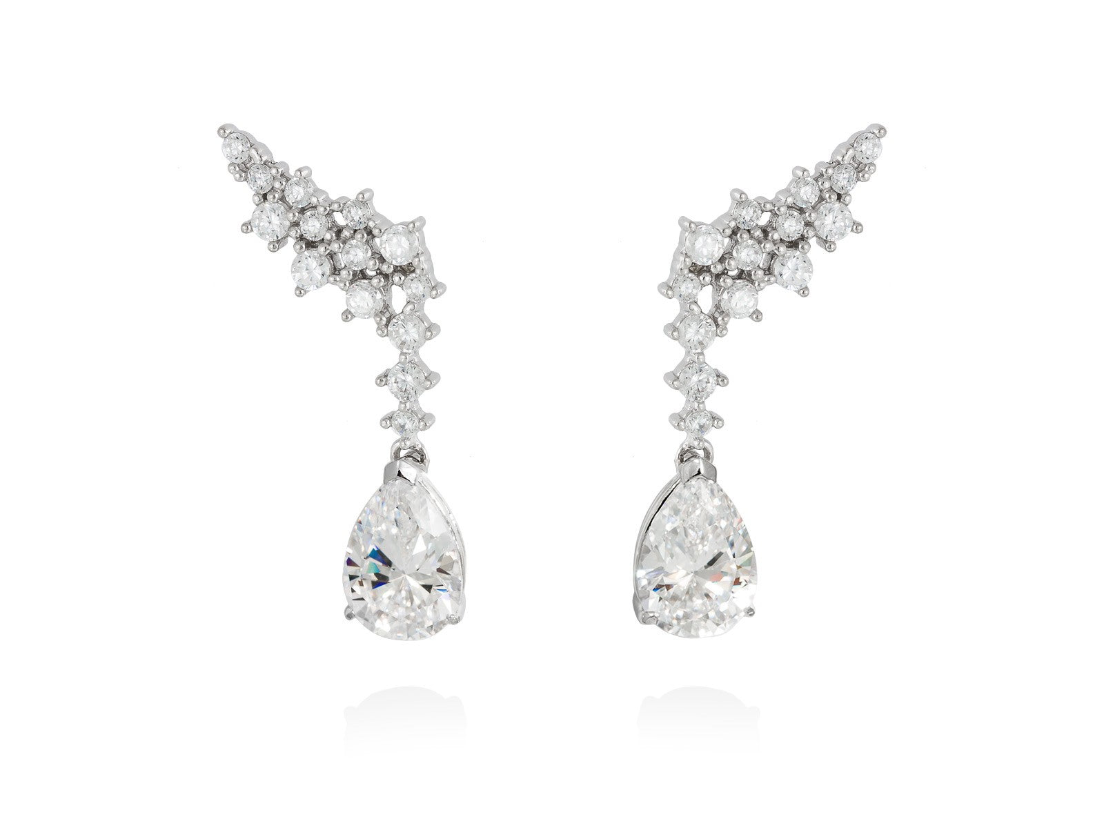 pendientes ella blanca