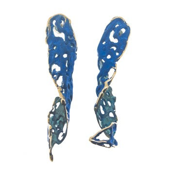 PENDIENTES FILI PLAZA BROCE VERDE AZUL