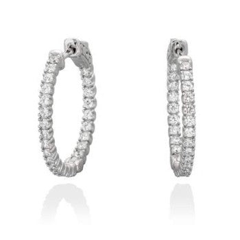 pendientes geneve blancos