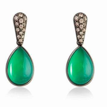pendientes giselle verdes