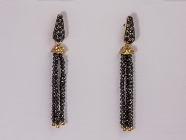 PENDIENTES NOIR NEGRO