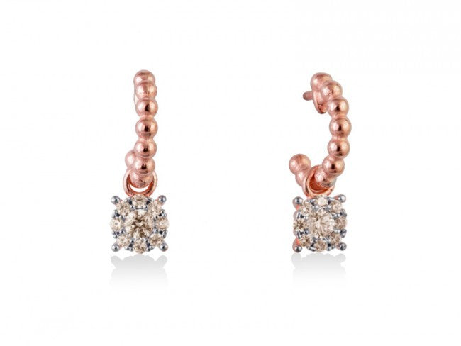pendientes odei rosa
