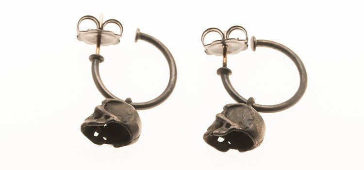 PENDIENTES SKULL & DIAMONDS XL