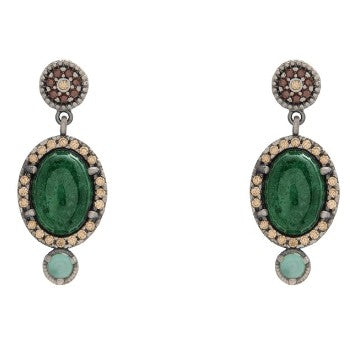 pendientes raive crisocola