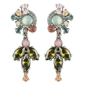 PENDIENTES SUNFIELD OLIVIA AGUAMARINA