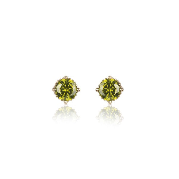 PENDIENTES SUNFIELD SQUARE VERDE