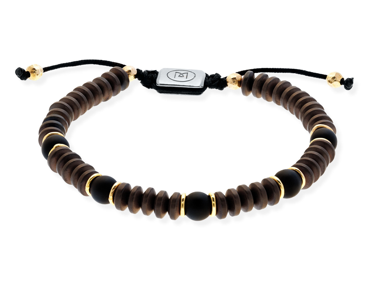 PULSERA MARINA ONIX CHOCOLATE