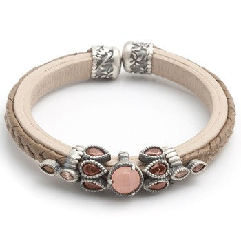 PULSERA RAIVE CUARZO ROSA