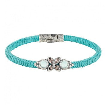 PULSERA SUNFIELD NABUK TURQUESA