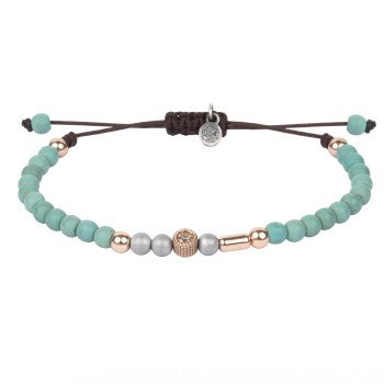 pulsera sunfield turquesa y hematites
