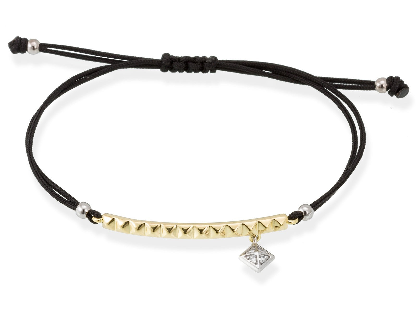 PULSERA TACHUELAS MACRAME