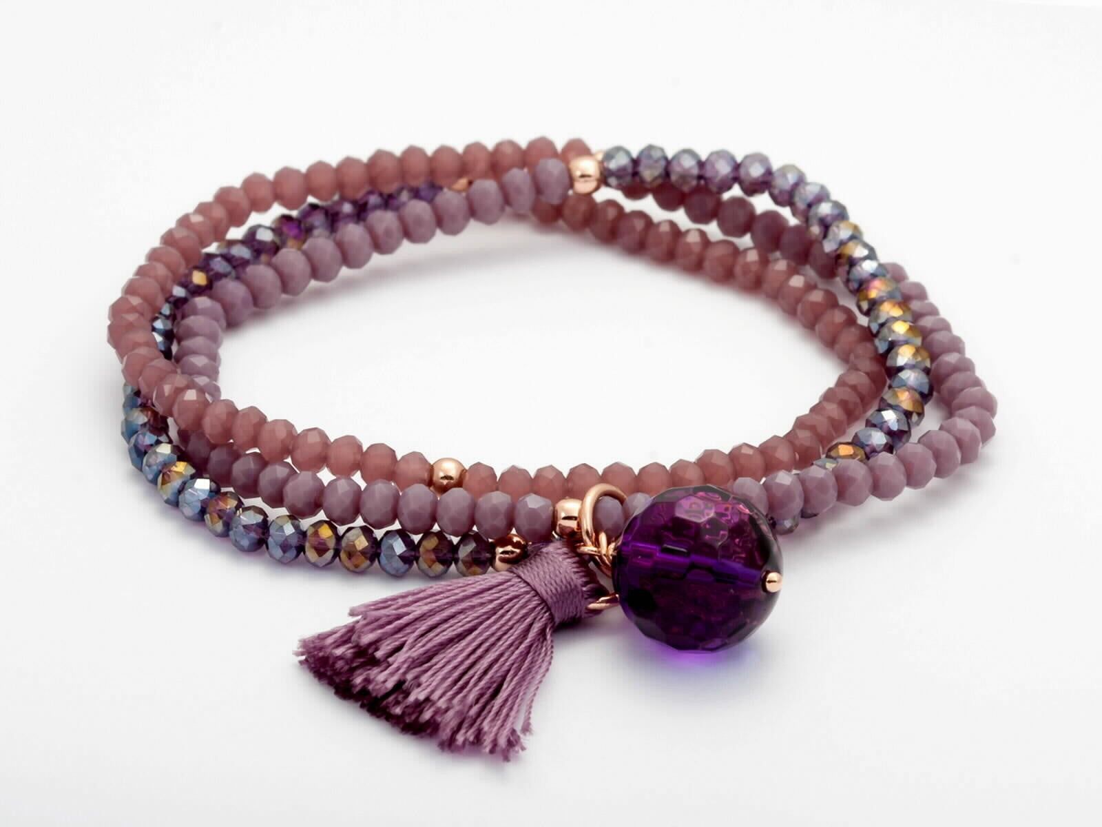pulsera zen burdeos
