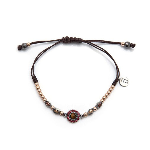 PULSERA RAIVE BOTTON OJO DE TRIGRE