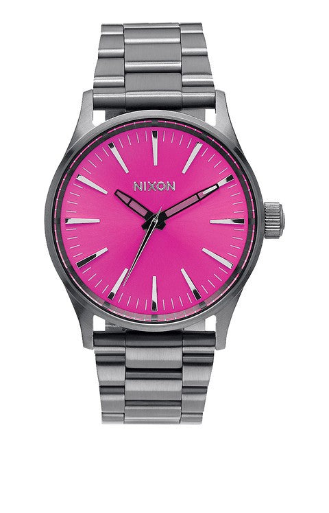 RELOJ NIXON SENTRY 38 SS FUXIA