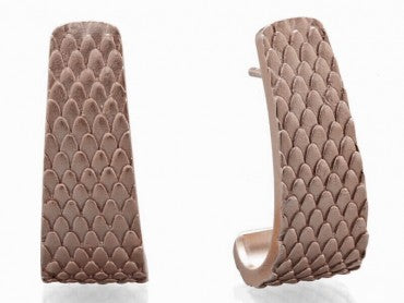 pendientes dragon rosa