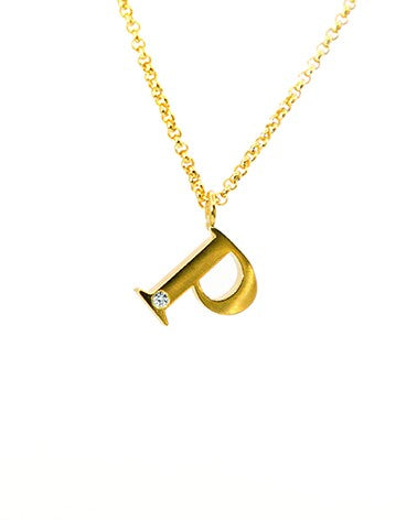 COLGANTE MON PETIT LETRA P