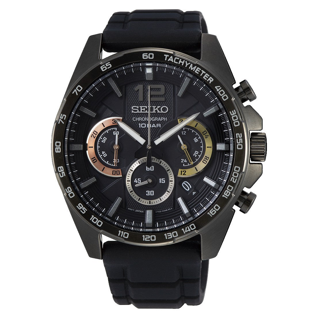 SEIKO NEO SPORTS CUARZO CRONO IP NEGRO
