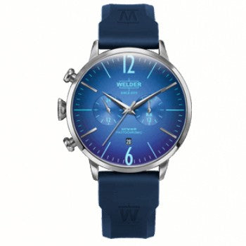 RELOJ WELDER BREEZY CAUCHO AZUL